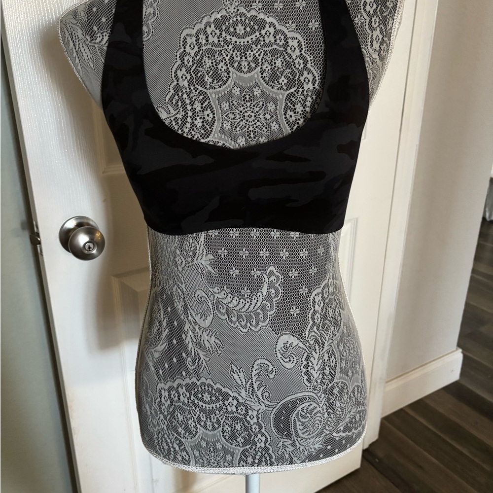 Lululemon Black Camo Sports Bra